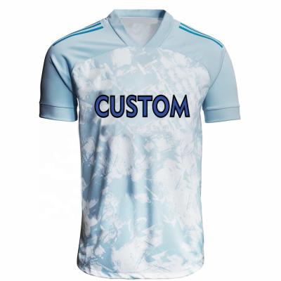 China Sets Custom Design Your Soccer Jersey Set Real Soccer Uniform Shirt Kits for sale