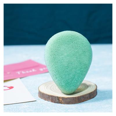 China Skin Care Natural Konjac Sponge Exfoliator Deep Cleansing Facial Sponge Waterdrop Form Konjac Cleansing Sponge for sale