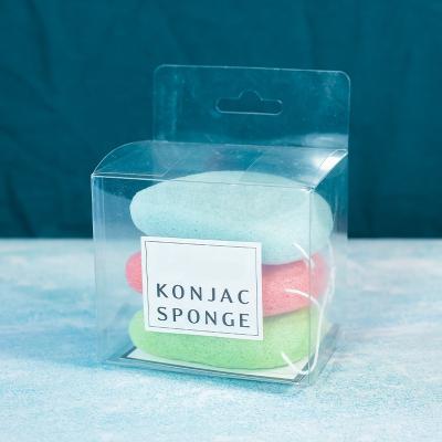 China Deep Cleansing Tear Shape 100% Natural Konjac Facial Sponges Bath Baby Cleansing Konjac Sponge for sale