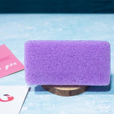 China 100% Natural Wholesale Body Bath Sponge Square Brick Shape Baby Konajc Cleansing Facial Sponge All Natural en venta