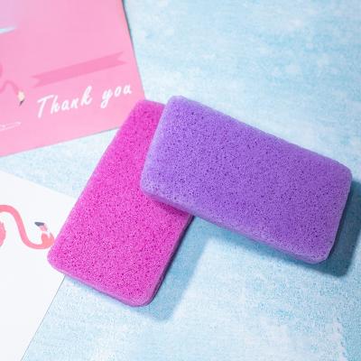 China All Natural Konjac Sponge Activated Konjac Body Bamboo Facial Sponge Square Brick Shape Charcoal Sponge Deep Cleansing Exfoliating Skin Care en venta