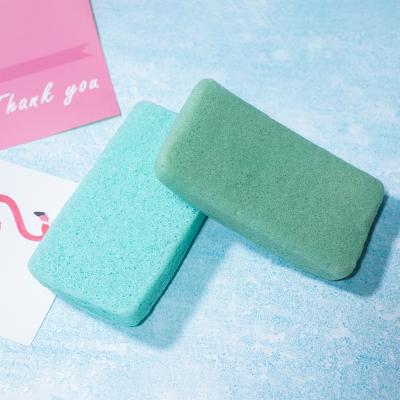 China All Natural Natural Konjac Facial Sponge Soft Cleansing Exfoliate Scrub Charcoal Facial Cleansing Square Brick Shape Sponge en venta