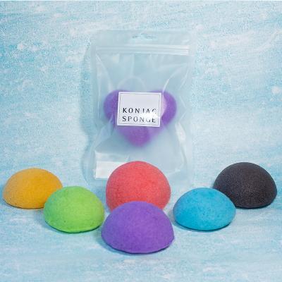 China EXFOLIATING konjac face sponge clean konjac sponge 100% private label natural facial sponge for sale