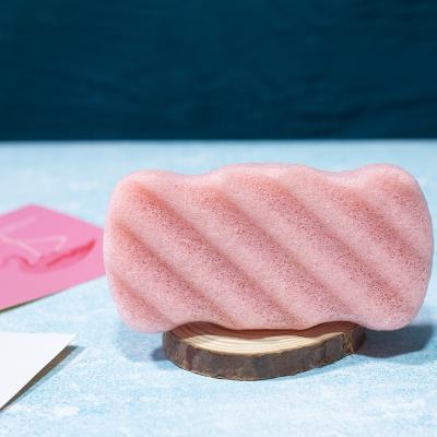 China All Natural Soft Konjac Bath Sponge With Pink Kaolin Clay Paraben Free Dermatologist Tested Cruelty Free for sale