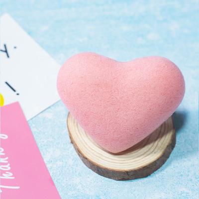 China All Natural 100% Pure Natural Organic Aloe Vera Heart Shape Konjac Facial Vera Cleansing Sponge From Japan for sale