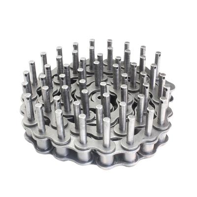 China Equipment Accessories Machinery Processing Manufacturing Conveying Industry Equipment Single Side Pin Extension Conveyor Chain for sale