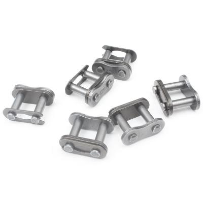 China All Steel Mechanical Equipment Accessories TransmissionChain Buckle Accessories SingleHole With Bending Plate for sale