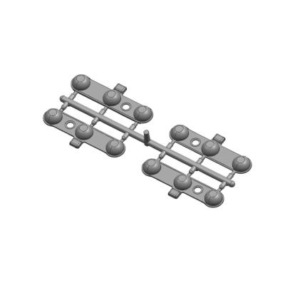 China ABS PVC SKD61 FDAC P20 Injection Parts PE PS POM PMMA Injection Custom Plastic Molding Product for sale