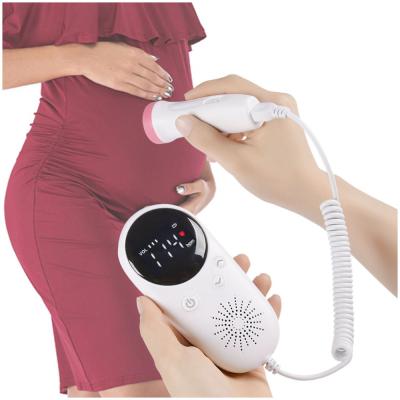 China Baby Home Portable Handheld Heart Fetus Embryo Rate Heartbeat Ultrasound Pocket Doppler Fetal Monitor for sale