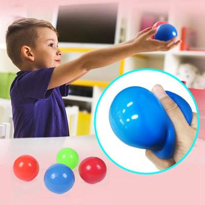 China Annealing Stabilizing Toy Luminescent Glow Sticky Balls Anti Stress Balls Anti Stress Toys Squishy Ceiling Globbles Sticky Ball For Kids for sale