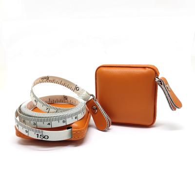 China Leather Wholesale Supplier Mini Soft Logo Print Body Tape Useful Mini Tailor Sewing Craft Cloth Measuring Tape Measure for sale