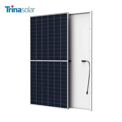 China Price 400w 405w 410w 415w 420w Monocrystalline Black Trina Solar Panel Vertex S Solar Panel Solar Module 182mmx182mm for sale