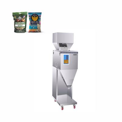 China Weighting Type Semi Automatic Pellet Food Small Beans And Tea Packing Machine CE Certification for sale