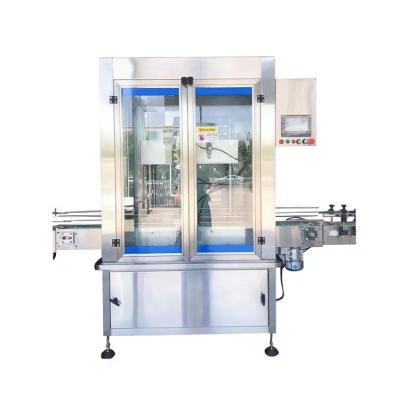 China Automatic Spray Glass Bottle Beverage High Efficiency Bottle Machine Water Bottle Screw Capper Automatic Capping Machine for sale