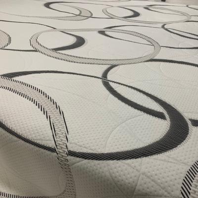 China New Design Fire Retardant 100% Polyester 420gsm Double Jacquard Knitted Mattress Fabric for sale