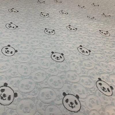 China 280gsm panda pattern cartoon flame retardant fabric for mattress cover for sale