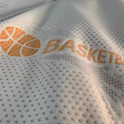 China Flame Retardant 100% Polyester 280gsm Cardboard Mattress Fabric Basketball Pattern for sale