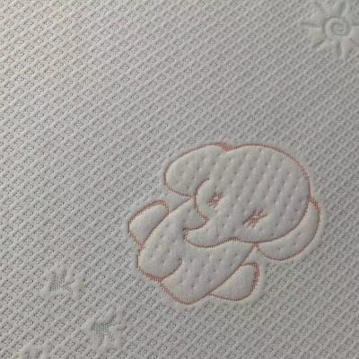 China 320gsm Cartoon Elephant Pattern Fire Retardant Mattress Fabrics For Kids for sale