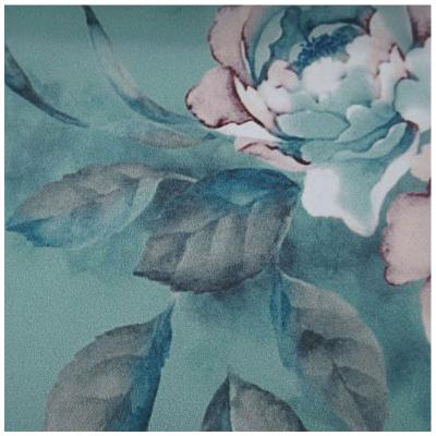 China Tear-Resistant New dress crepe de chine chiffon printed Japanese shirt plain floral digital print fabric for sale