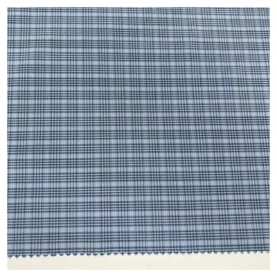 China Anti Pill Wrinkle Resistant 4 way stretch check plaid polyester yarn dyed spandex uniform skirt pants fabric for sale