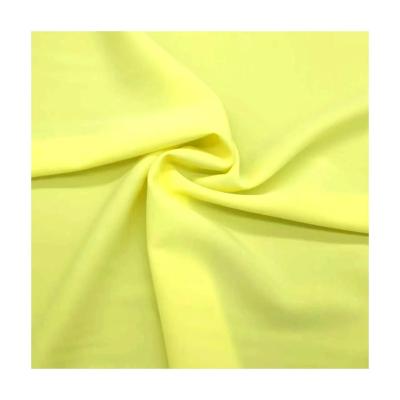 China Tear-Resistant Manufacture stock twill 4 way stretch 150D polyester fabric for small Blazer pants skirt fabric for sale