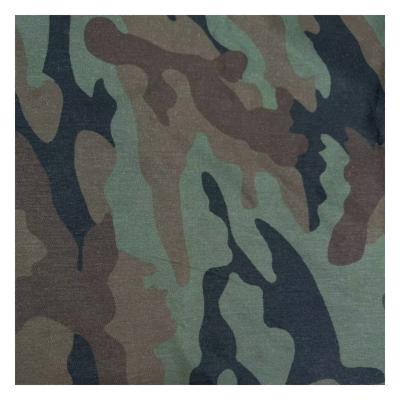 China Anti Pill Custom color print camouflage printed fabric waterproof used jacket imitate Cupro Fabric for sale