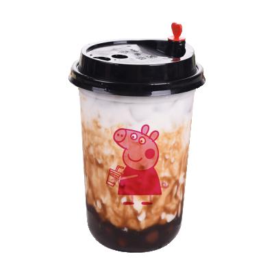 China Disposable Bubble Tea Cups Doris Milktea Cups Pet Friendly Commercial Clear /Eco /Recyclable /Durable /Microwavable Mug for sale