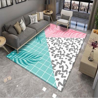 China Hot Selling Price Fleece Non-Slip Crystal Rug Living Room Cheap Carpet Blankets for sale