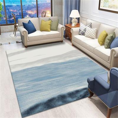 China Modern European Non-slip and American luxury wholesale polyester modernas alfombras carpet rugs cover for sale