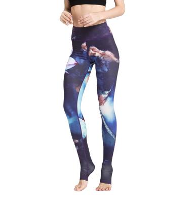 China NEW Breathable Women Workout Fitness Gym Wear Clothes High Waisted Nude Feel Print Yoga Pants Leggings for sale