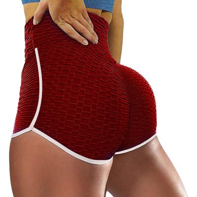 China Summer Seamless Gym Wear Fitness Yoga Breathable Custom Fashionable Anti-static High Wasted Active Shorts for sale