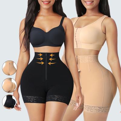 China Defeng Control Shapewear Butt Abdominal Pusher Breathable Nude Seamless Women High Waist Plus Size Shapers for sale