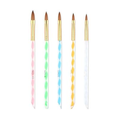 China Beauty painting tools line fine line spot hook nail source factory brush painting flower design wholesale for sale