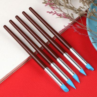 China Beauty Paint Tools Silicone Pen Set, Soft Clay Tool, Indentation Modification, Nail Art, Fingerprint Engraving, Embossing, New Wholesale for sale