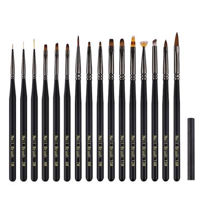 China Beauty painting tools line fine line spot hook nail source factory brush painting flower design wholesale for sale