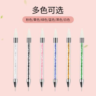 China Beauty painting tools source factory nail pencils point drill pencils stick drill pen head wax point drill nail point wax for sale