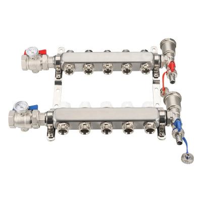 China SS1300A Modern Floor Heating Set Floor Heating Valve Central Heating Manifold Manifold for sale