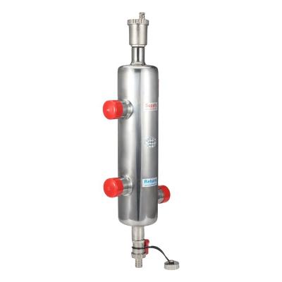 China Modern Hydraulic Water Pressure Separator Floor Heating Systems Digital Control Stainless Steel Flat for sale