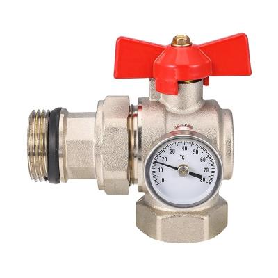 China BV5102A Modern Brass Ball Valve Body Power Conform Wire Material Normal Water Temperature for sale