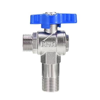 China Modern Professional Manufacturer Customized Nickel Chromed Plated Design Brass Angle Valve for sale