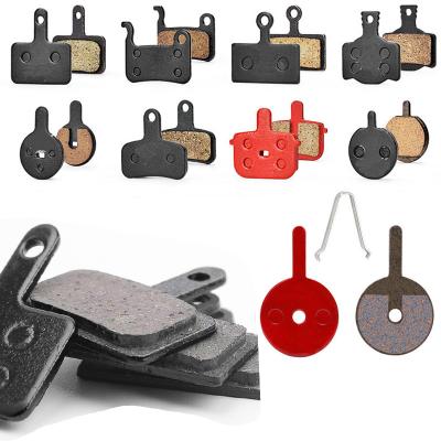 China Mountain Bikes MTB Mountain Bicycle Disc Brake Recycling Pads For M375 M445 M446 Copper Fiber Metal Bike Brake Pads for sale