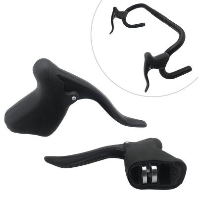 China Universal Aluminum Cycling Mountain Bike Bicycle Brake Handle 1 Pairs Lightweight Durable Aluminum MTB Brake Levers for sale