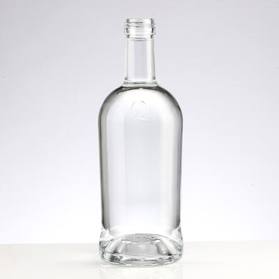 China Beverage Customized Hot Sale Products 1000ml 750ml 700ml 500ml Glass Bottle For Liquor Vodka Gin Whiskey for sale