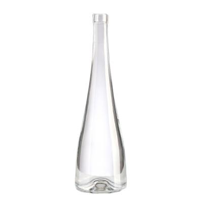 China Beverage 350ml 500ml 750ml High End Champagne Soft Drinks French Evian Mineral Water Glass Bottle For Beverage Us for sale