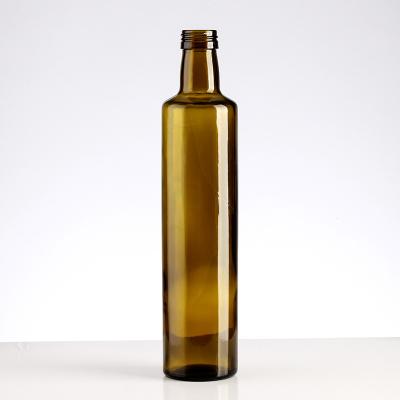 China Sale 100ml 250ml 500ml Olive Oil Low Price Glass Dark Square Bottle for sale