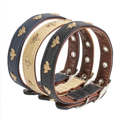 China Hot Sale DETACHED Cutting Leatherwear 2CM Width Multi Color Customized Material Sporty Durable Dog Collar for sale