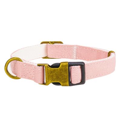 China Padded Luxury Pet Products Customized Size And Color Rustproof Adjustable Cute Optional Dog Collars for sale