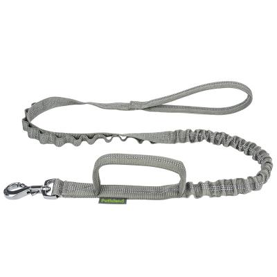 China Private Custom Protective Light Gray Recycle Adjustable Dog Leash 2.5CM Width Reflective Sublimation for sale