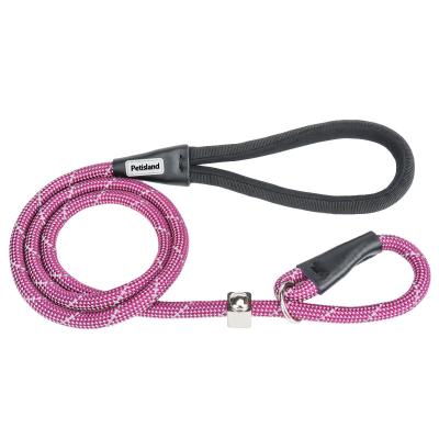 China Reflective Multi Color Plating Rustproof D-Ring 1.5CM Width Customizable Leashes For Dog for sale