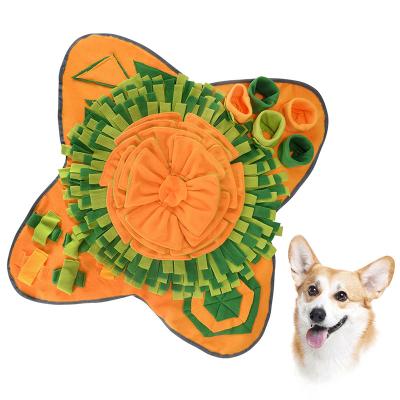 China Odd Sustainable Adjustable Christmas Food Cute Nose Work Plush Feeding Trainer Small Dog Nose Mat For Large Dog for sale